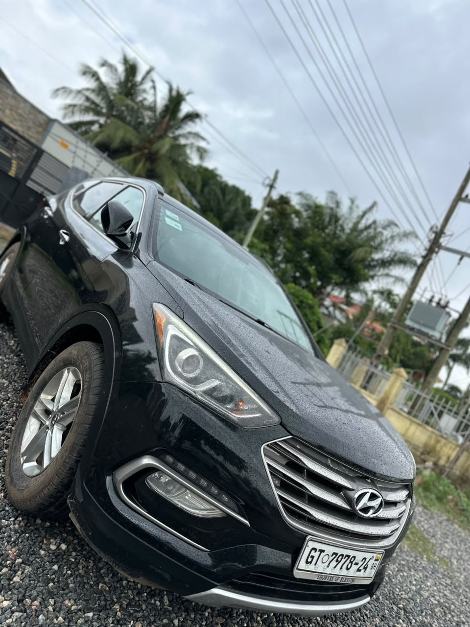 HYUNDAI SANTAFE 2017 BLACK - Image 7