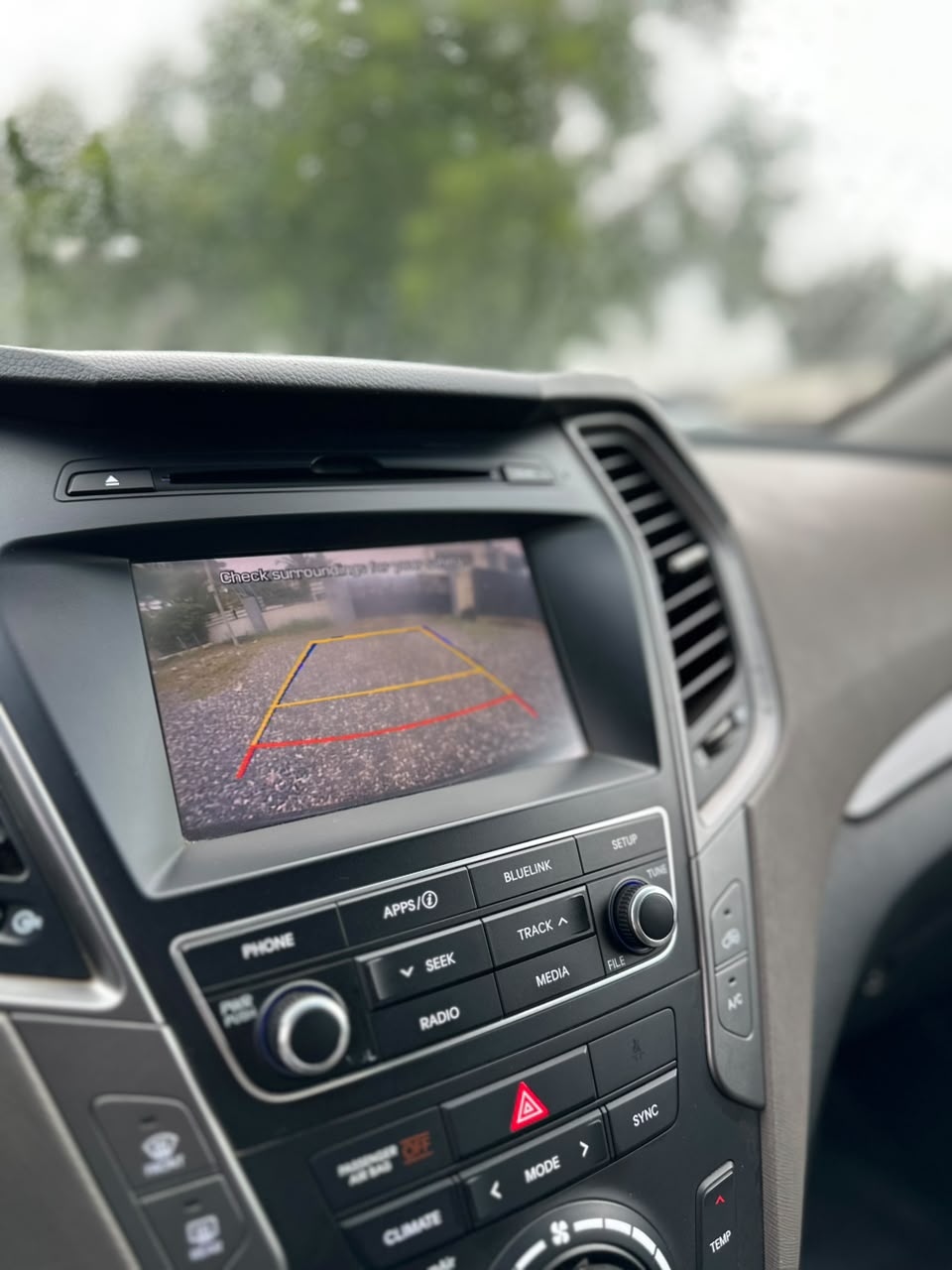 HYUNDAI SANTAFE 2017 BLACK - Image 2